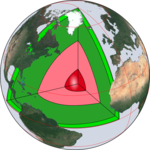 The Earth's inner core, outer core, lower mantle, and upper mantle © S. Merkel, Univ. Lille, France
