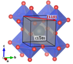 {110}〈110〉 slip in CaSiO<sub>3</sub> perovskite © S. Merkel, Univ. Lille, France