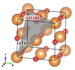 {111}〈110〉 slip in MgO © S. Merkel, Univ. Lille, France