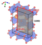 [010](100) and [001](100) slip in post-perovskite © S. Merkel, Univ. Lille, France